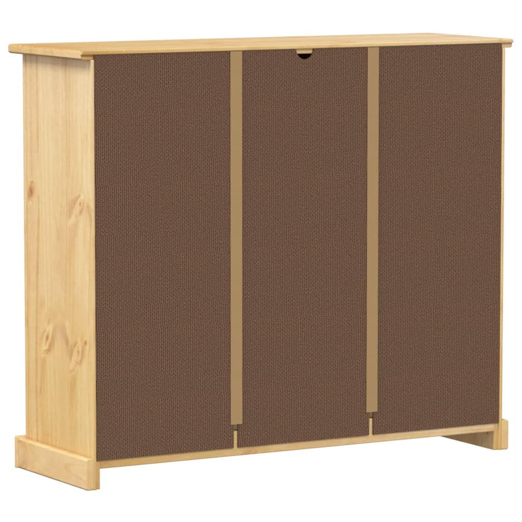 Armoire à chaussures Corona 99x32x85 cm bois de pin massif - XIOS