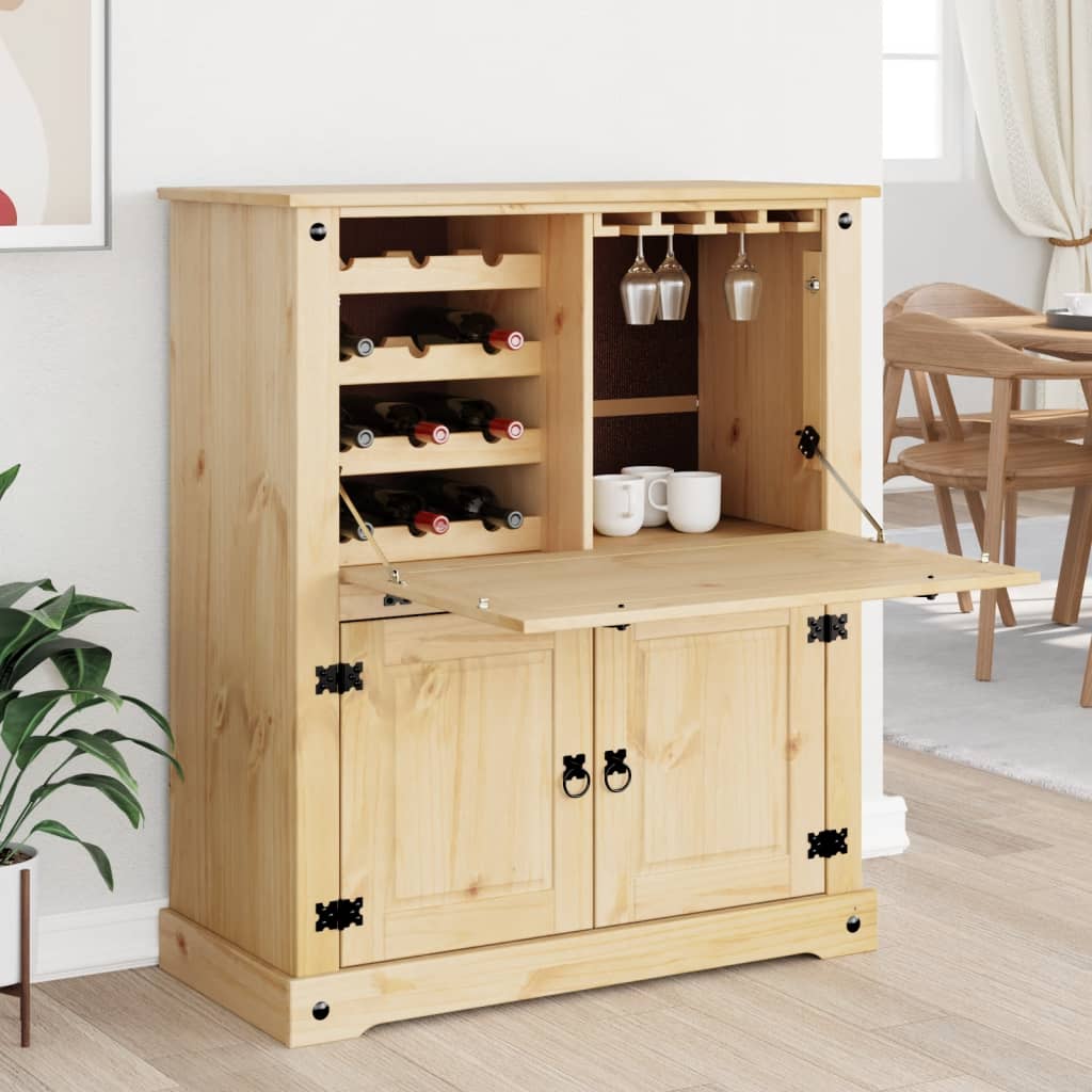 Armoire à vin Corona 97x45x114 cm bois de pin massif - XIOS