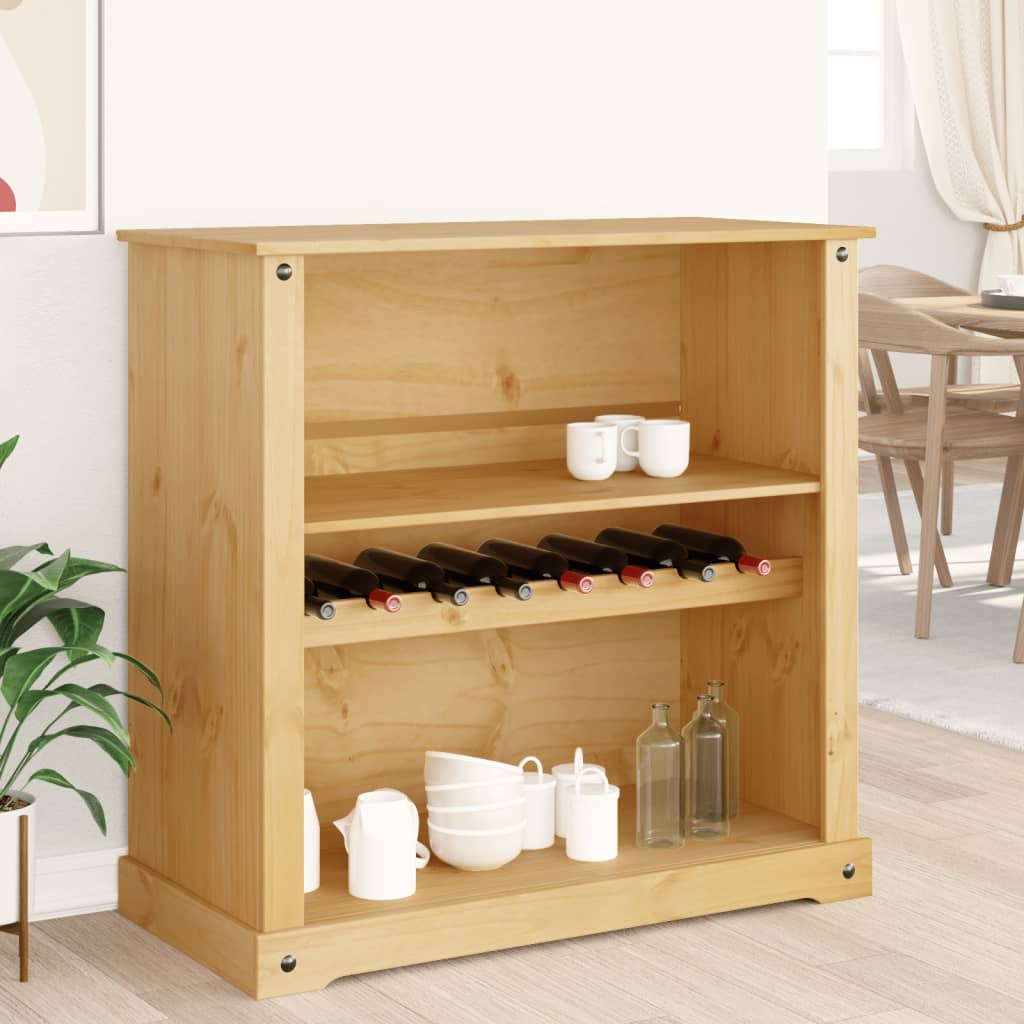 Armoire à vin Corona 107,5x51x105,5 cm bois de pin massif - XIOS