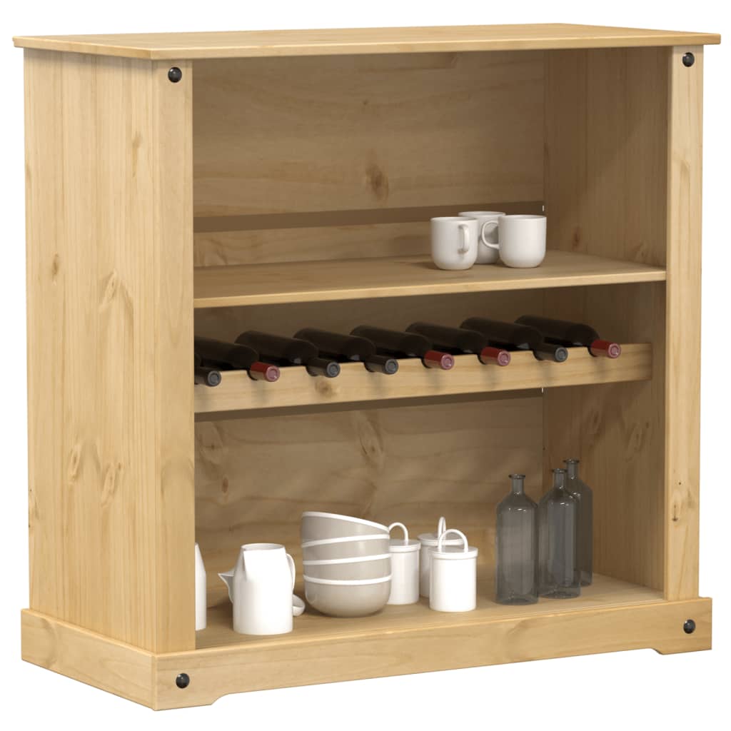Armoire à vin Corona 107,5x51x105,5 cm bois de pin massif - XIOS
