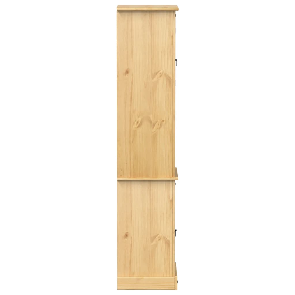 Armoire de salle de bain Corona 50x40x185 cm bois de pin massif