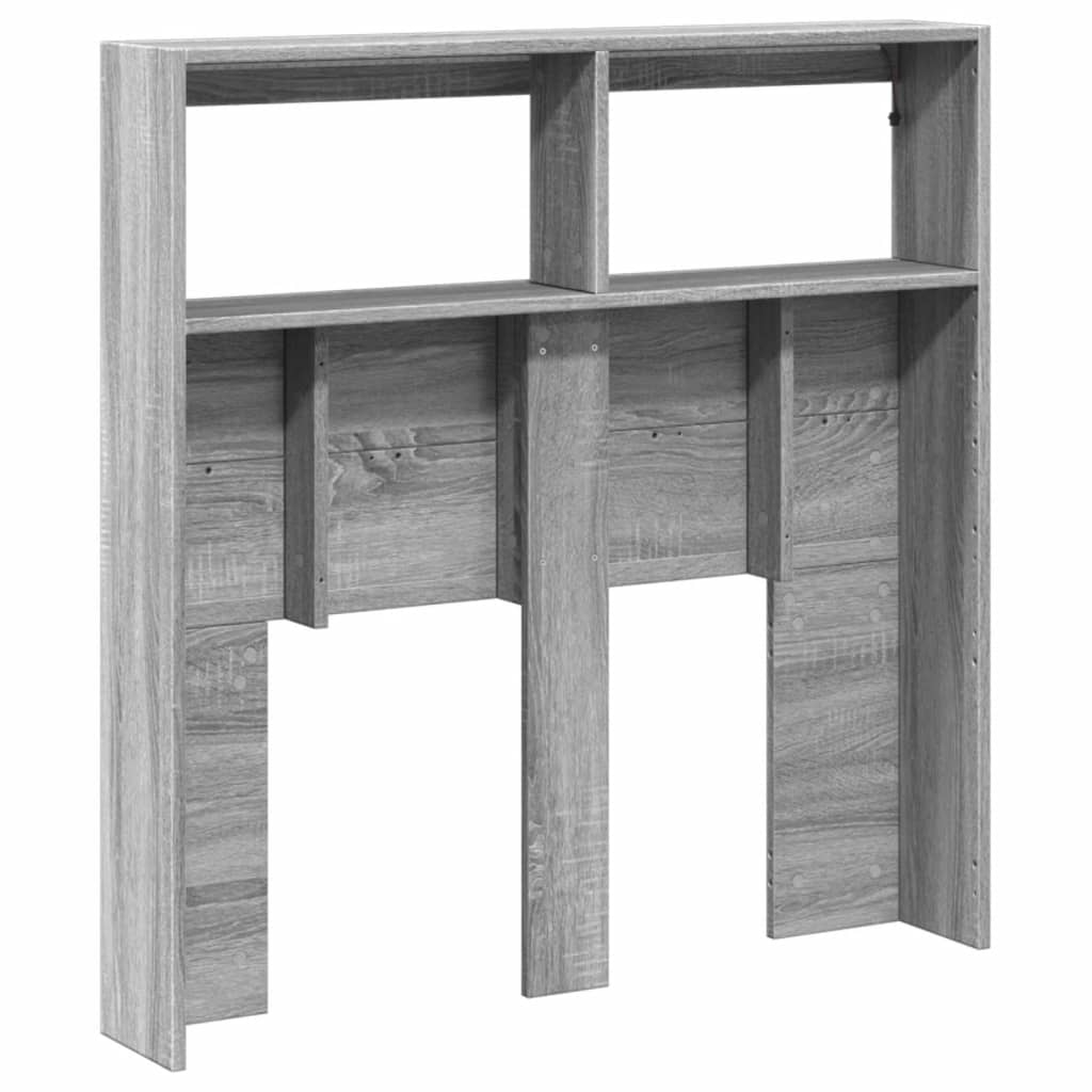 Armoire tête de lit avec LED sonoma gris 100x17x102 cm - XIOS