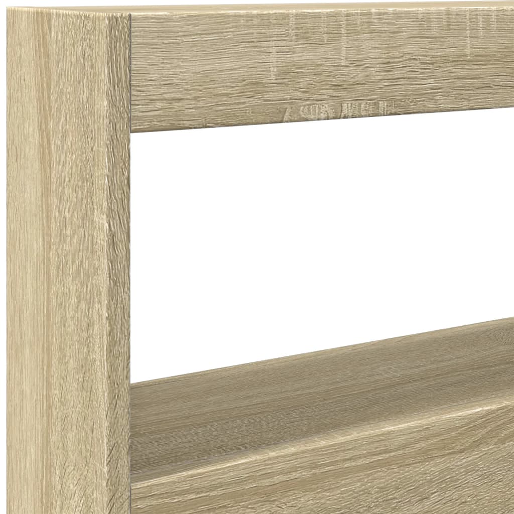 Armoire tête de lit avec LED chêne sonoma 120x17x102 cm - XIOS