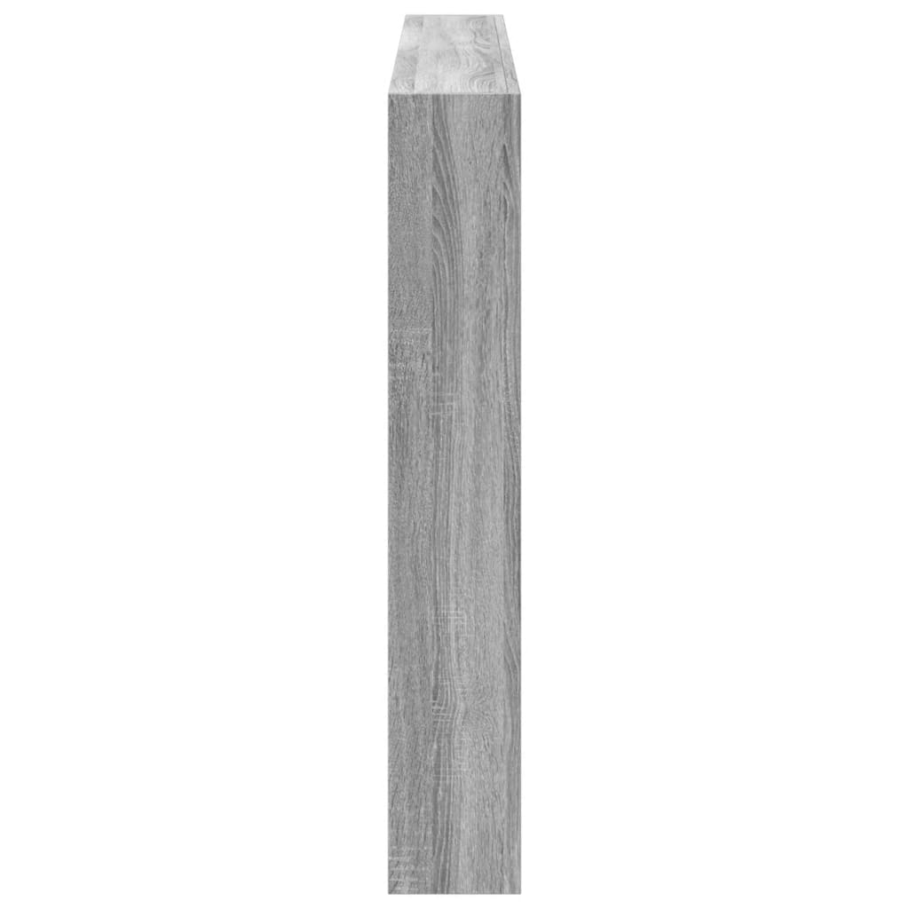 Armoire tête de lit avec LED sonoma gris 160x17x102 cm - XIOS