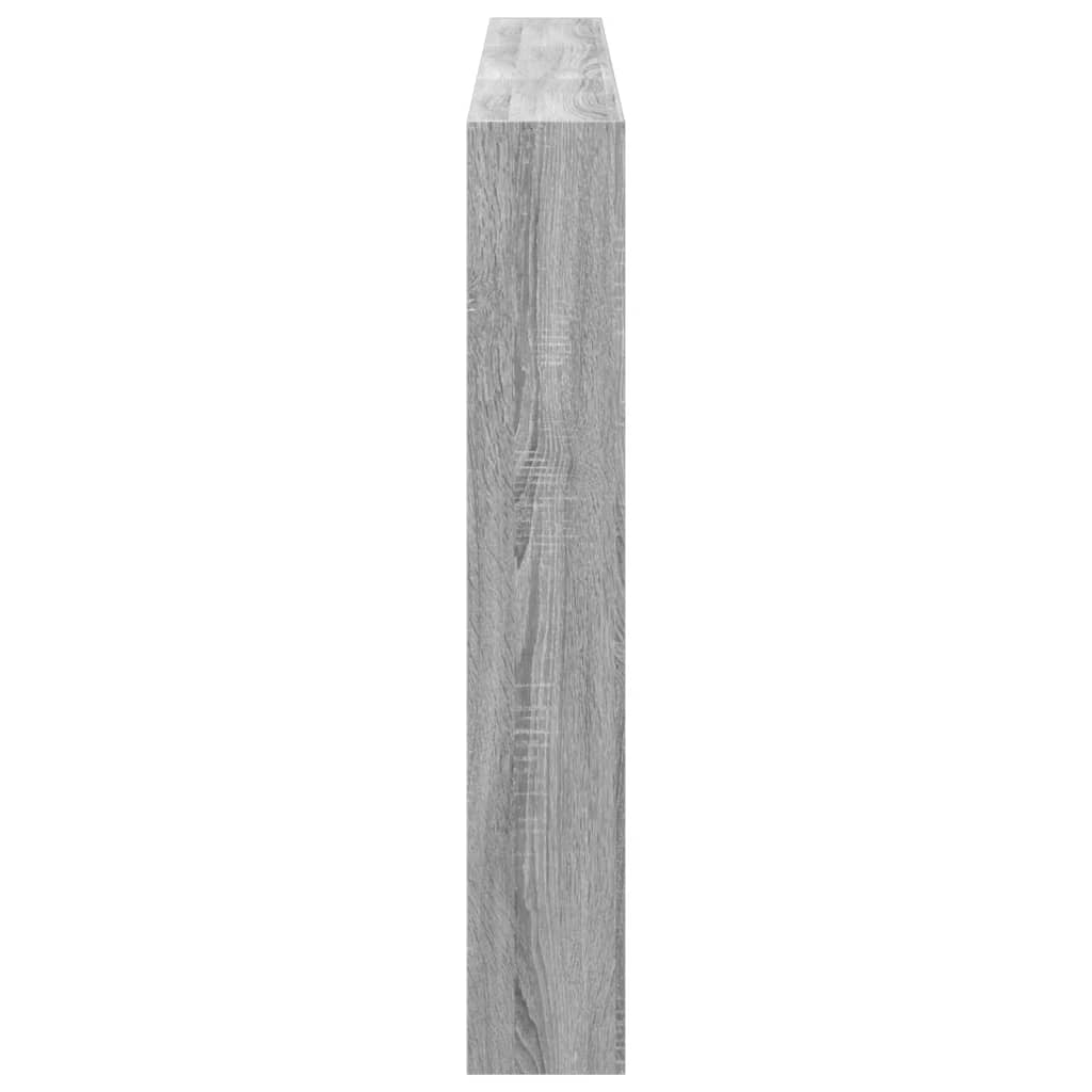 Armoire tête de lit avec LED sonoma gris 180x17x102 cm - XIOS