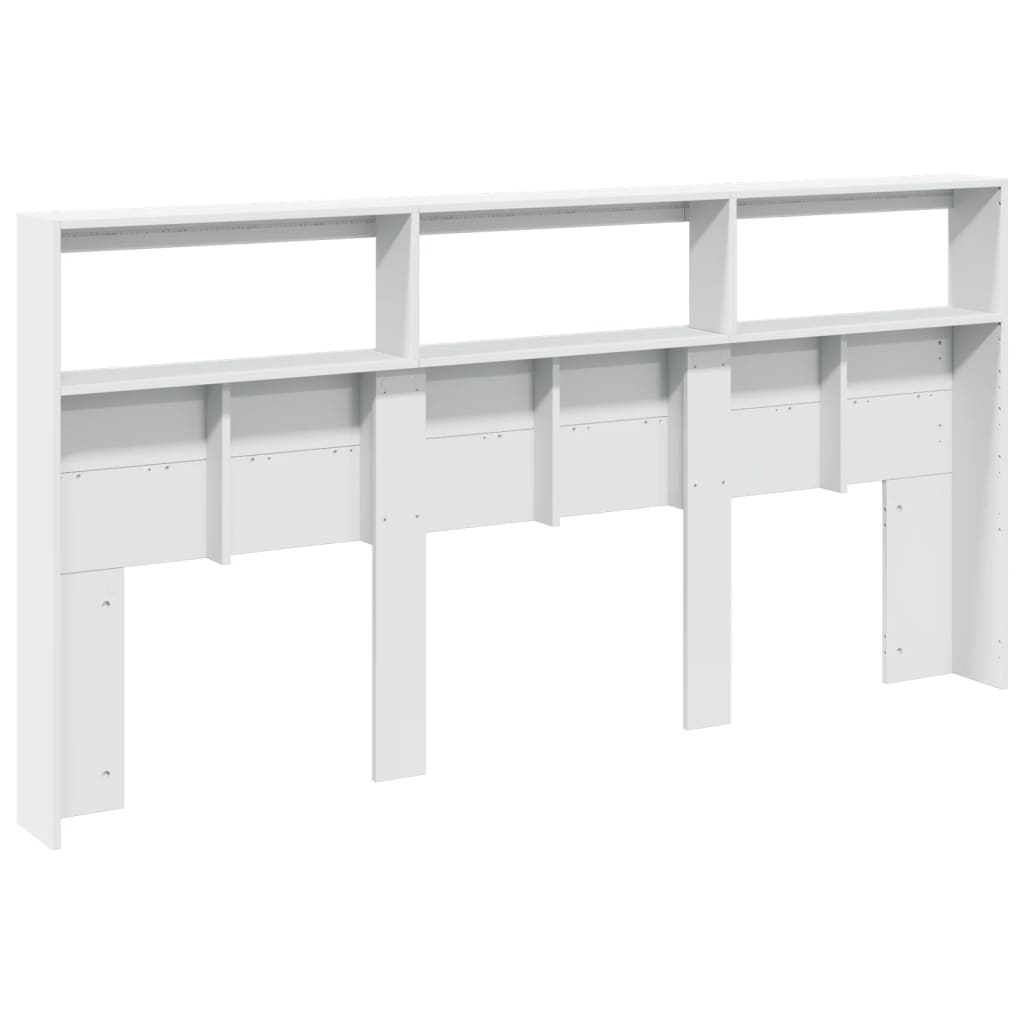 Armoire tête de lit avec LED blanc 200x17x102 cm - XIOS