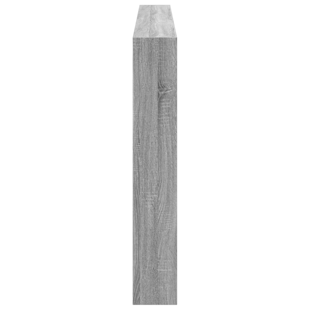 Armoire tête de lit avec LED sonoma gris 200x17x102 cm - XIOS