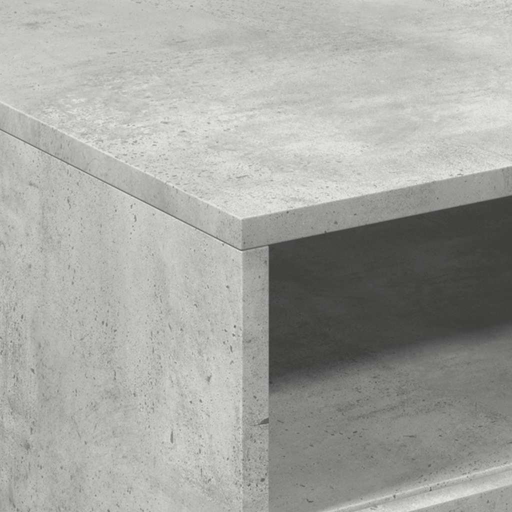 Table basse avec lumières LED gris béton 50x49x40 cm - XIOS
