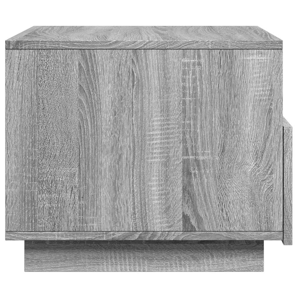 Table basse avec lumières LED sonoma gris 50x49x40 cm - XIOS