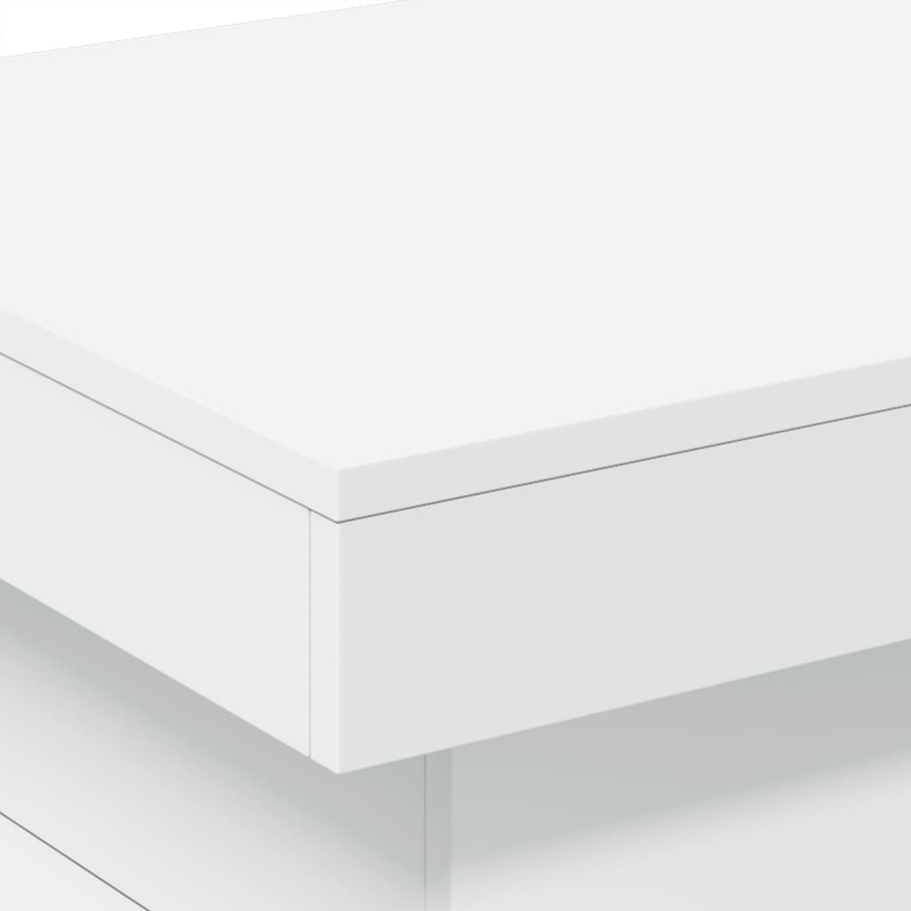 Table basse avec lumières LED blanc 50x50x40 cm - XIOS