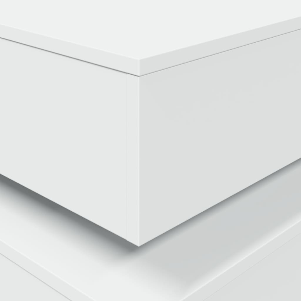 Table basse avec lumières LED blanc 90x50x40 cm - XIOS