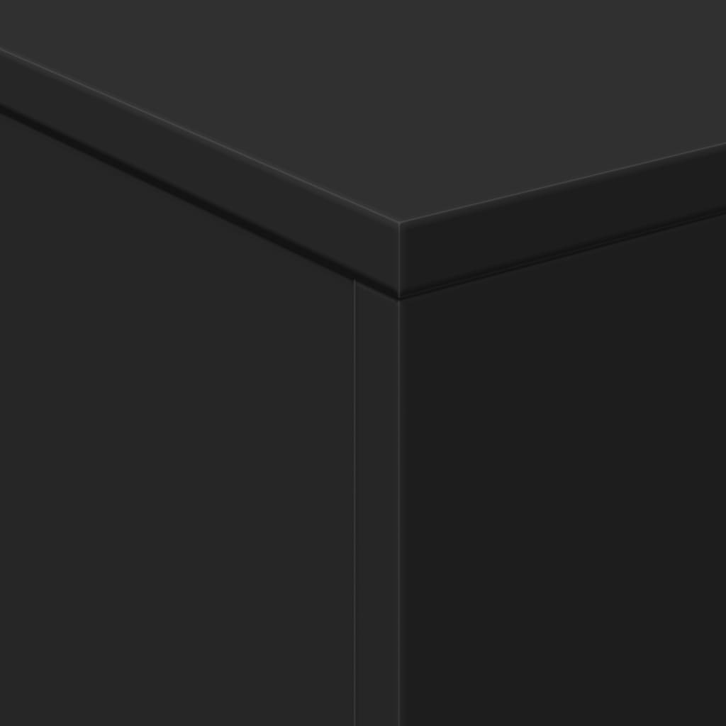 Table basse avec lumières LED noir 50x50x40 cm - XIOS