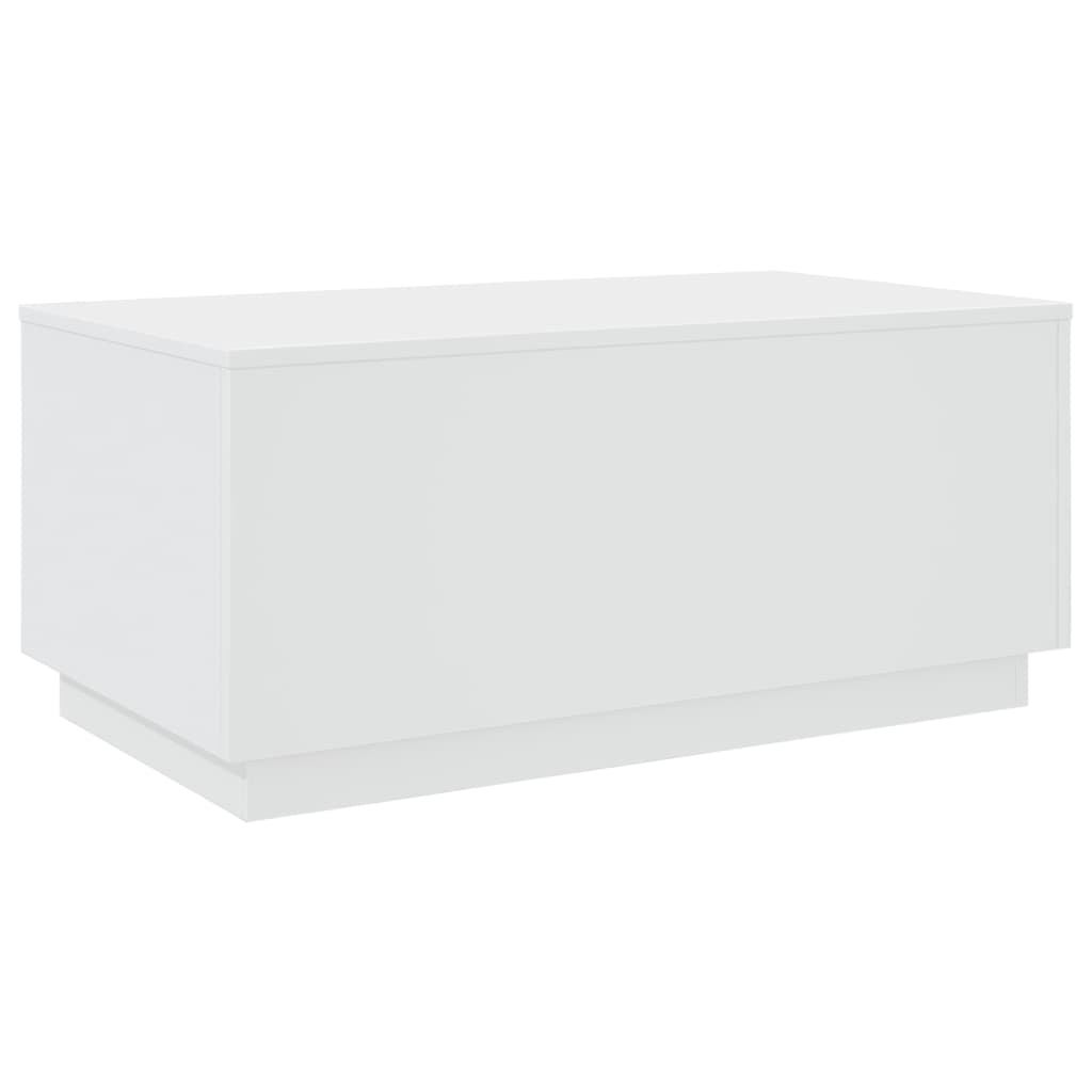 Table basse avec lumières LED blanc 90x50x40 cm - XIOS