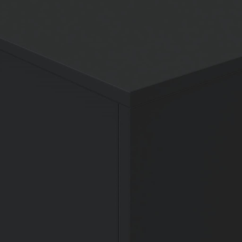 Table basse avec lumières LED noir 90x50x40 cm - XIOS