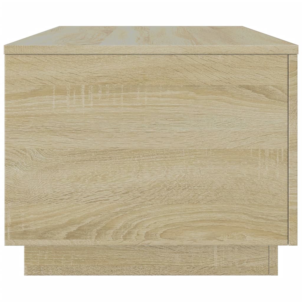 Table basse avec lumières LED chêne sonoma 90x50x40 cm - XIOS