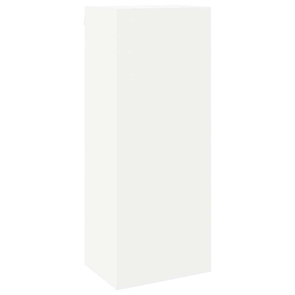 Unités murales TV 4 pcs blanc bois d'ingénierie