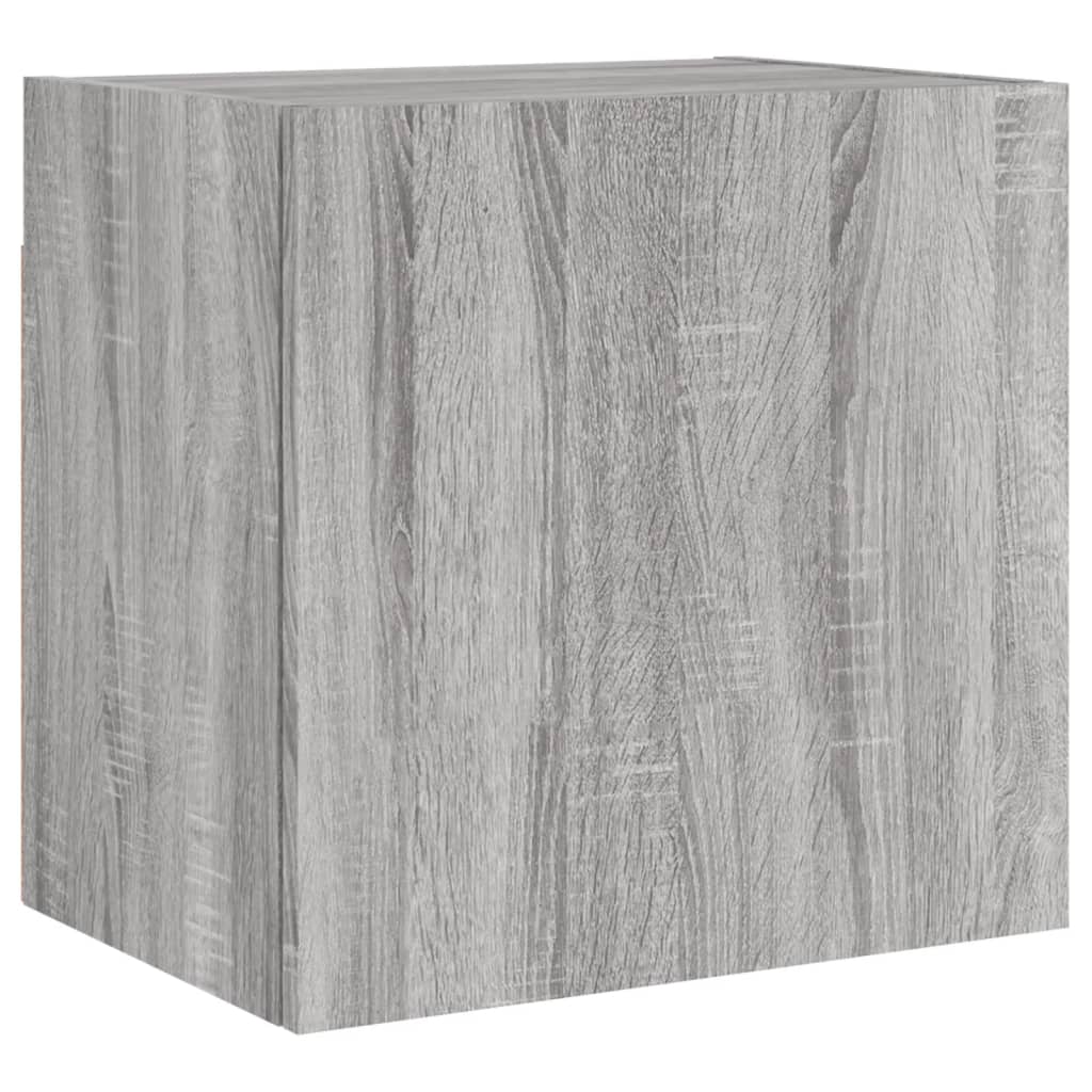 Unités murales TV 4 pcs sonoma gris bois d'ingénierie - XIOS
