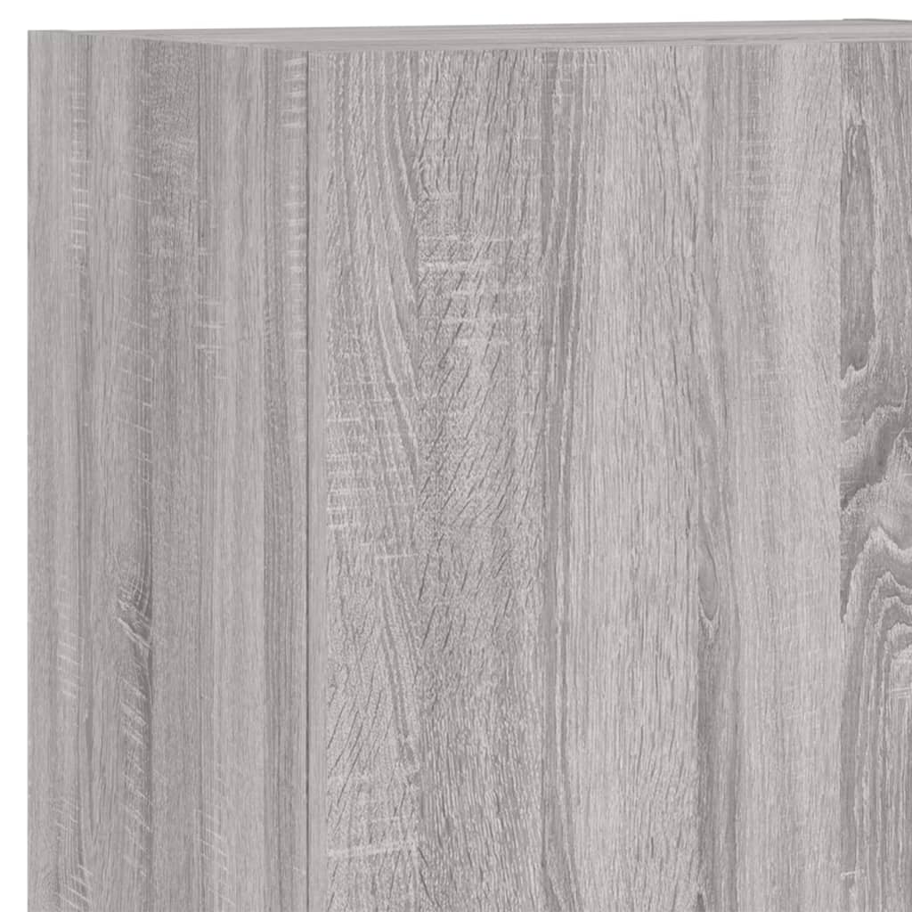 Unités murales TV 4 pcs sonoma gris bois d'ingénierie - XIOS