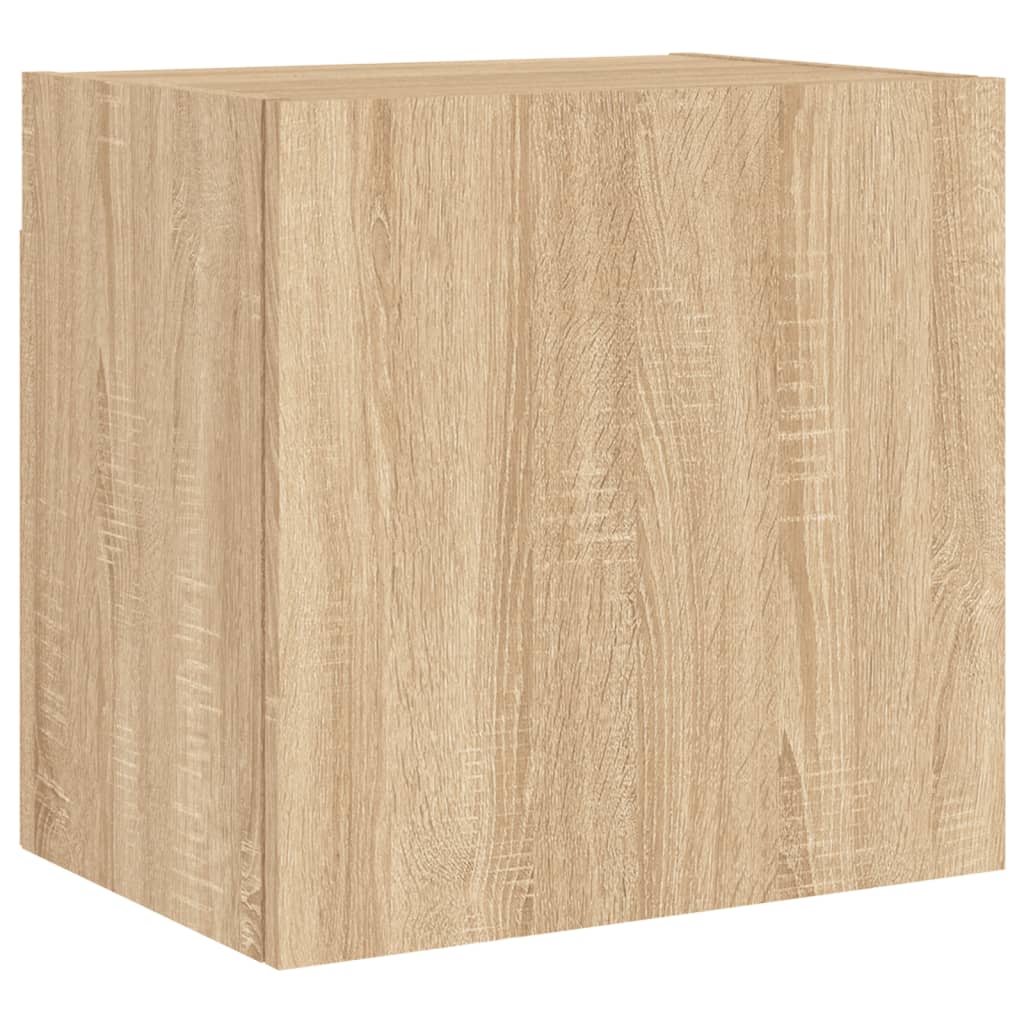 Unités murales TV 5 pcs chêne sonoma bois d'ingénierie - XIOS