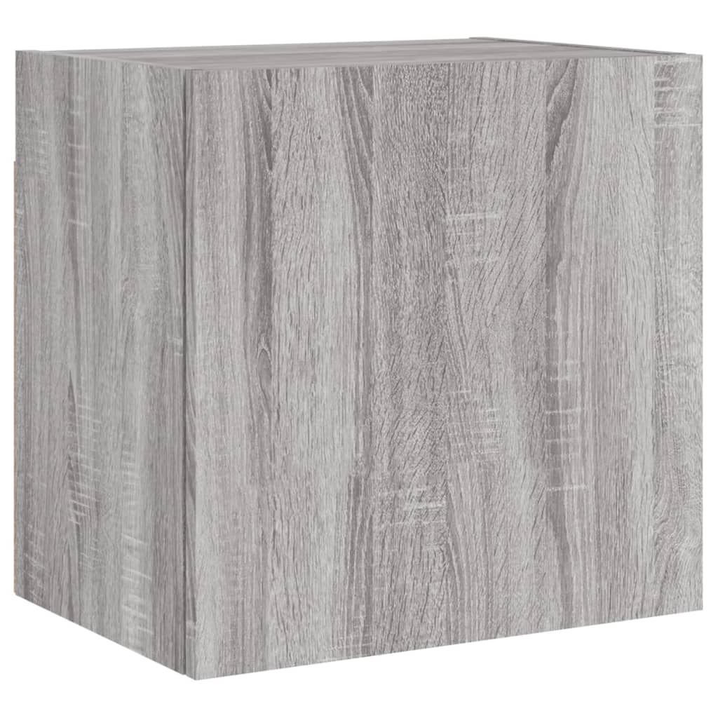 Unités murales TV 5 pcs sonoma gris bois d'ingénierie - XIOS