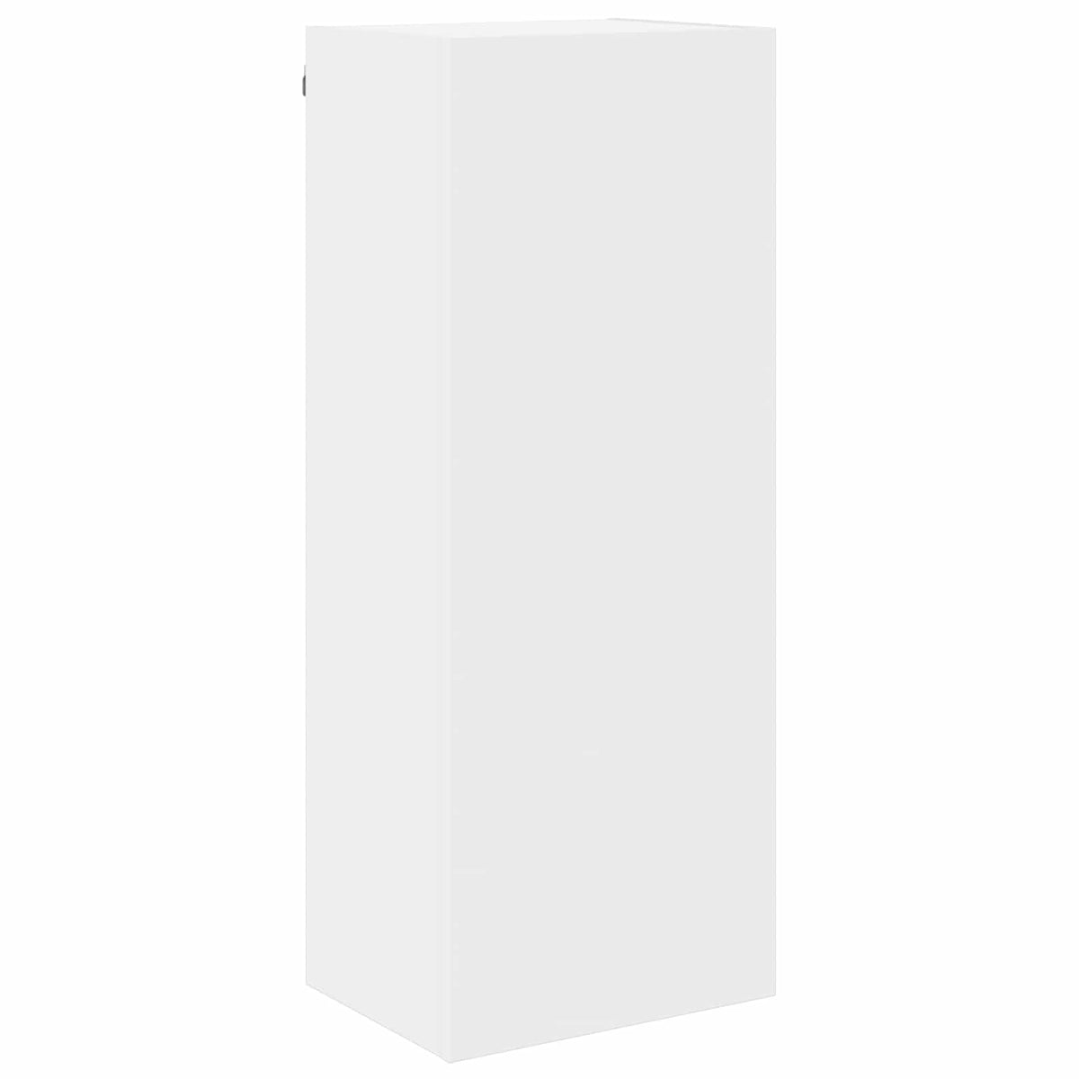 Unités murales TV 5 pcs blanc bois d'ingénierie