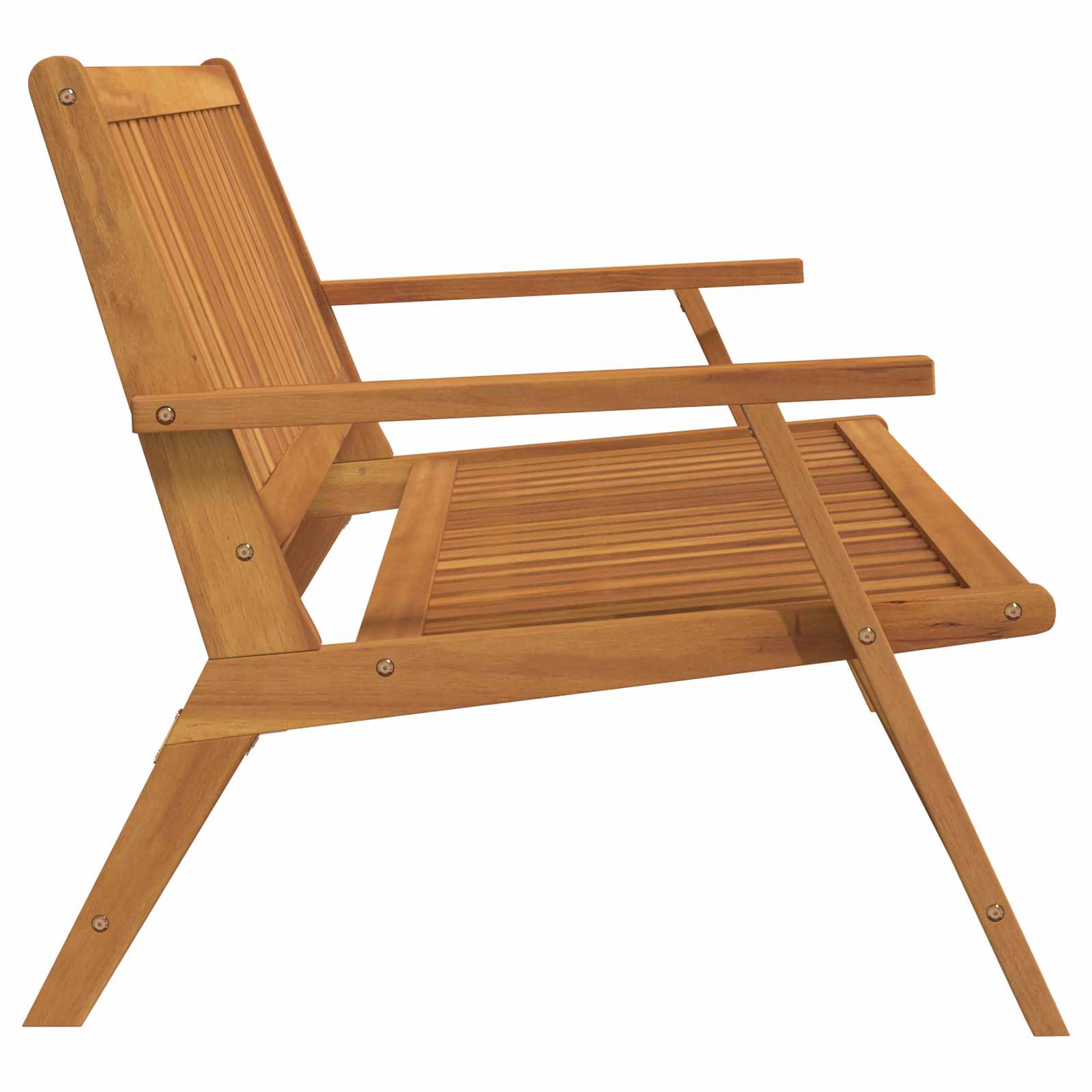 Banc Relax Marron Bois d'Acacia Massif - XIOS