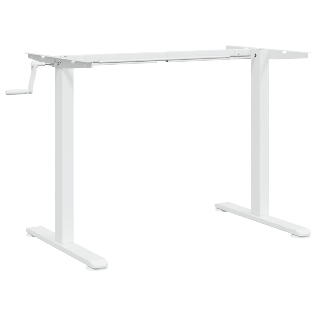 Cadre de bureau debout blanc (94-135)x60x(70-114) cm acier Bureaux vidaXL   