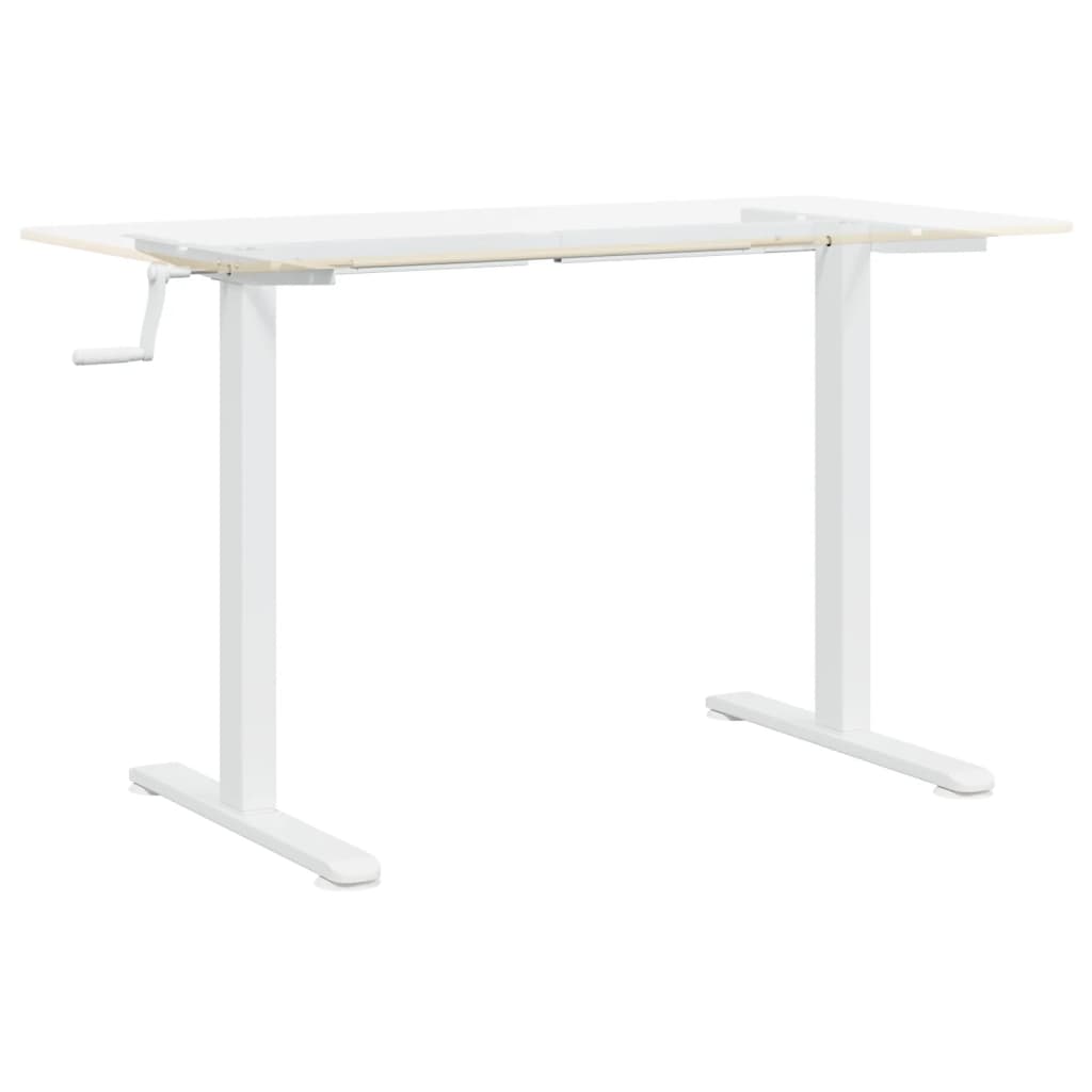Cadre de bureau debout blanc (94-135)x60x(70-114) cm acier Bureaux vidaXL   
