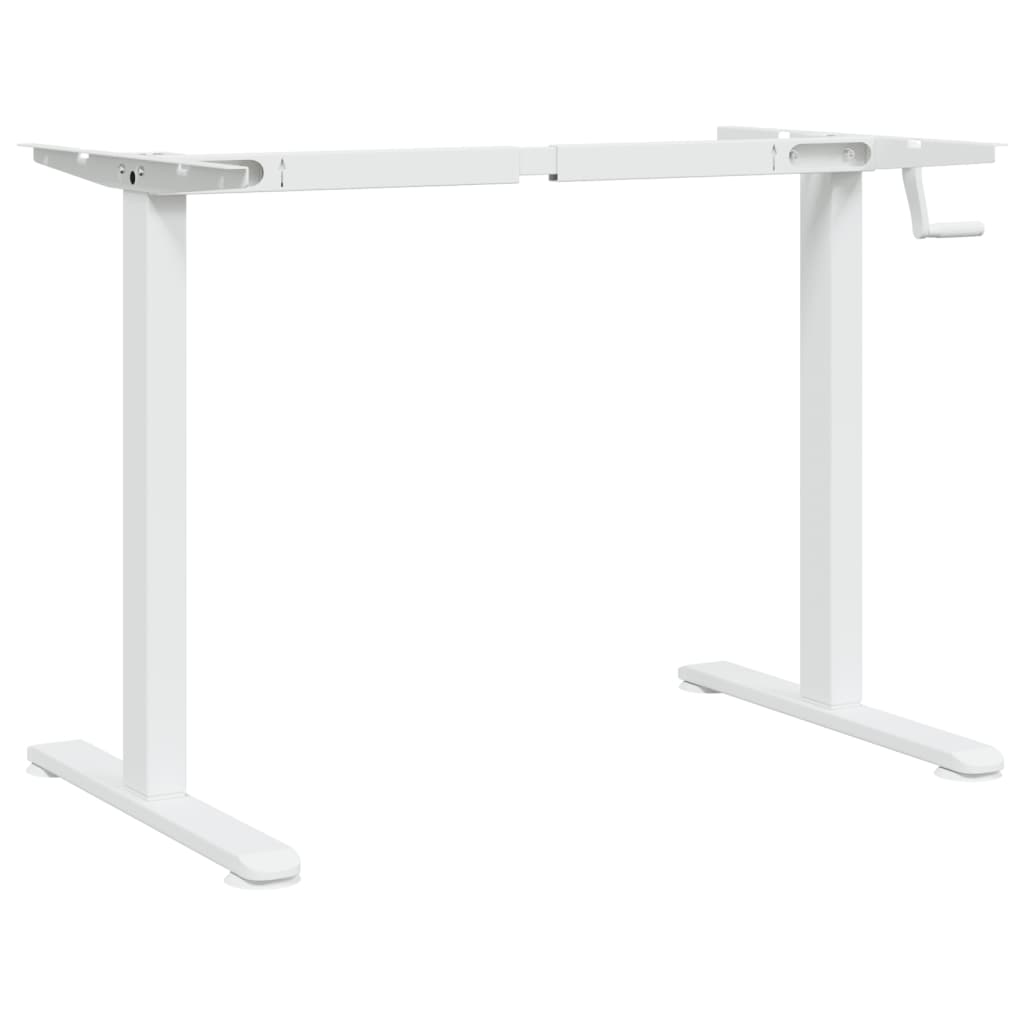 Cadre de bureau debout blanc (94-135)x60x(70-114) cm acier Bureaux vidaXL   