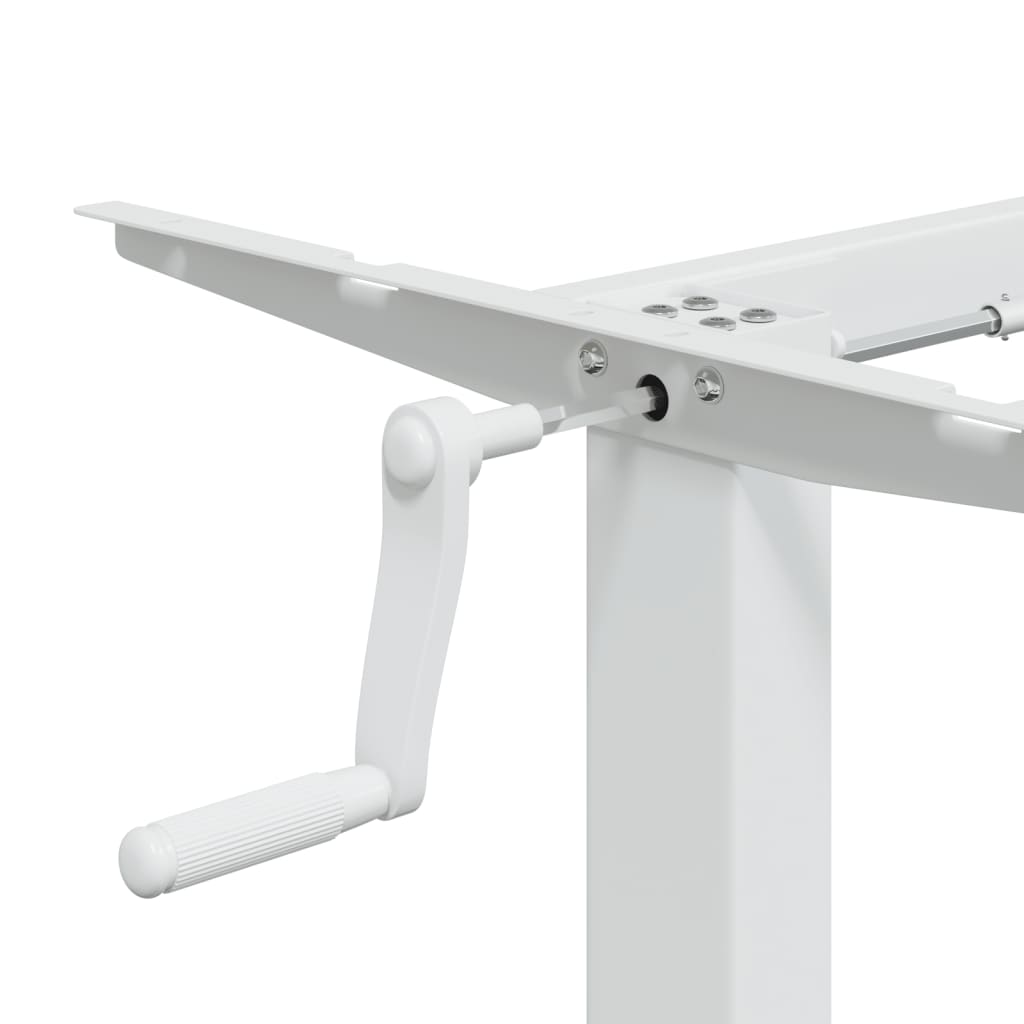 Cadre de bureau debout blanc (94-135)x60x(70-114) cm acier Bureaux vidaXL   