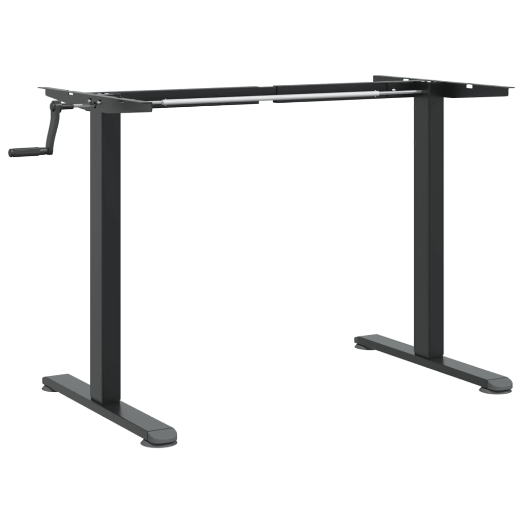 Cadre de bureau debout noir (94-135)x60x(70-114) cm acier Bureaux vidaXL   
