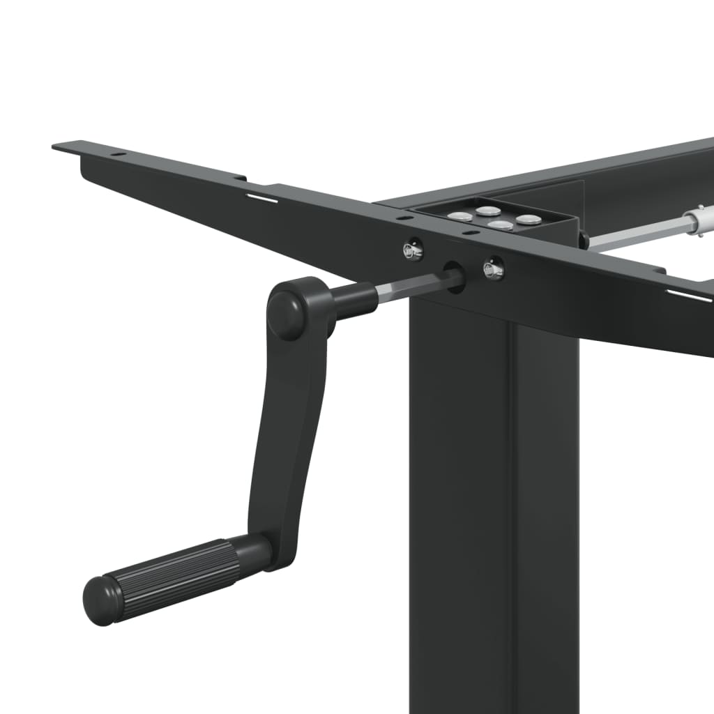 Cadre de bureau debout noir (94-135)x60x(70-114) cm acier Bureaux vidaXL   