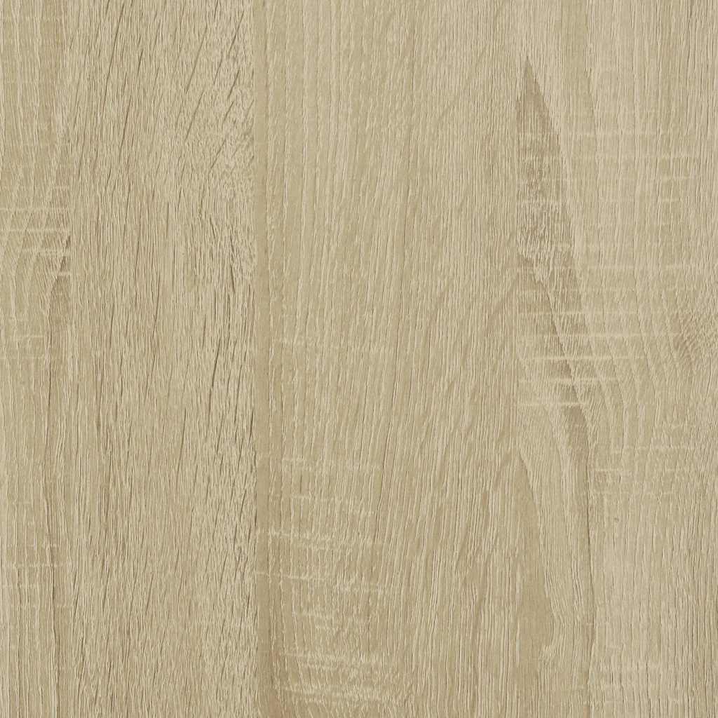 Table basse chêne sonoma 100x55x50cm bois d'ingénierie et métal - XIOS