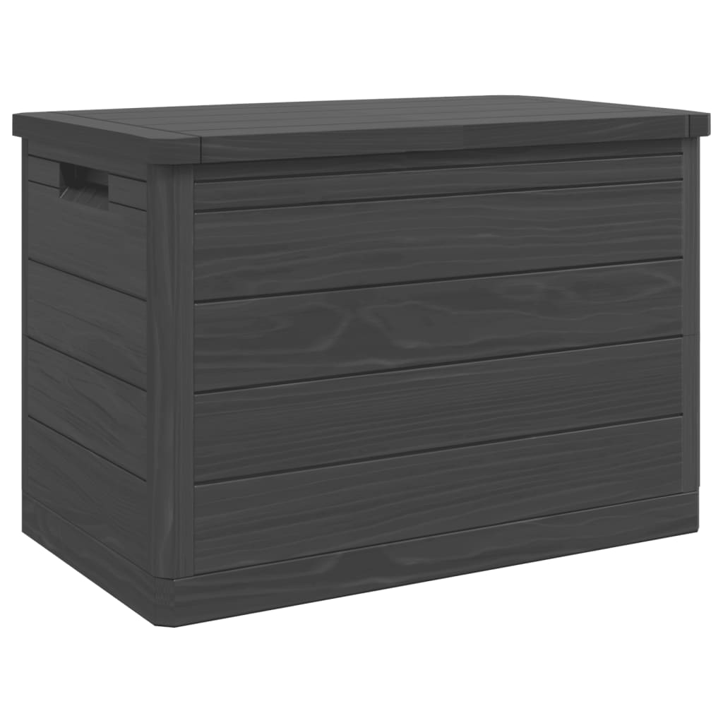Boîte à coussins d'extérieur anthracite 77,5x44,5x53 cm PP Coffres de jardin vidaXL