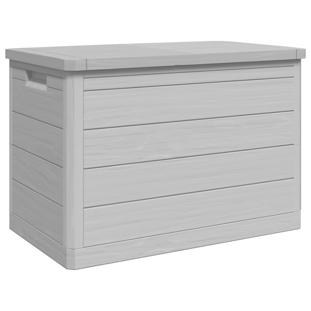 Boîte à coussins d'extérieur gris 77,5x44,5x53 cm polypropylène Coffres de jardin vidaXL