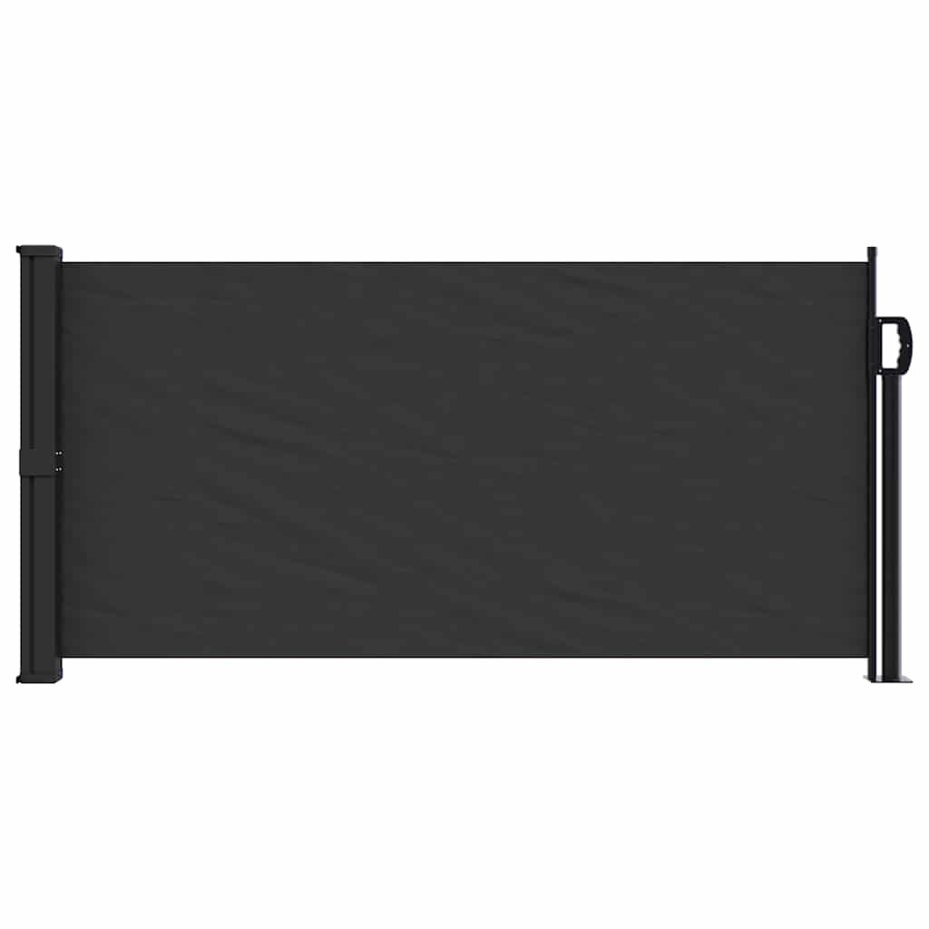 Auvent latéral rétractable noir 100x300 cm Parasols & voiles d'ombrage vidaXL