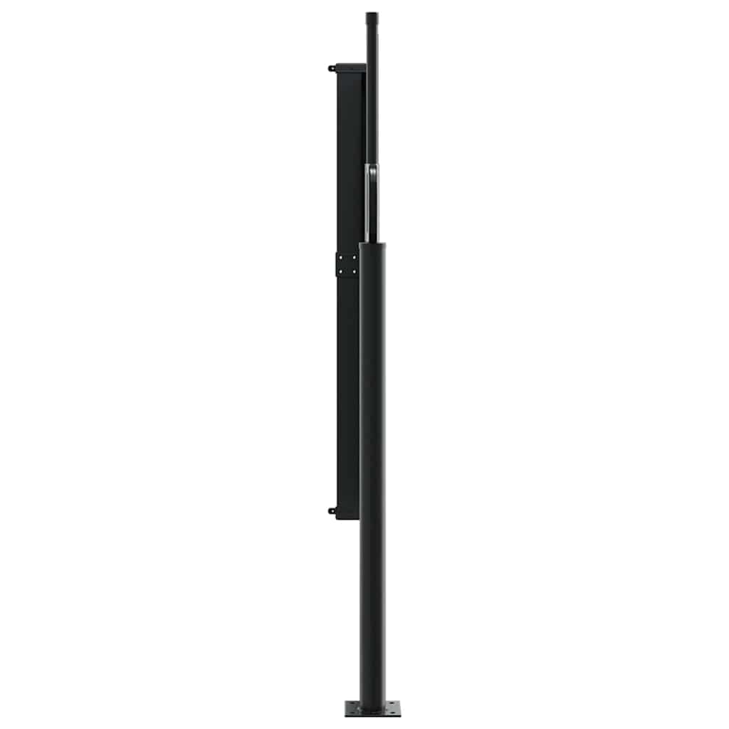 Auvent latéral rétractable noir 100x500 cm Parasols & voiles d'ombrage vidaXL