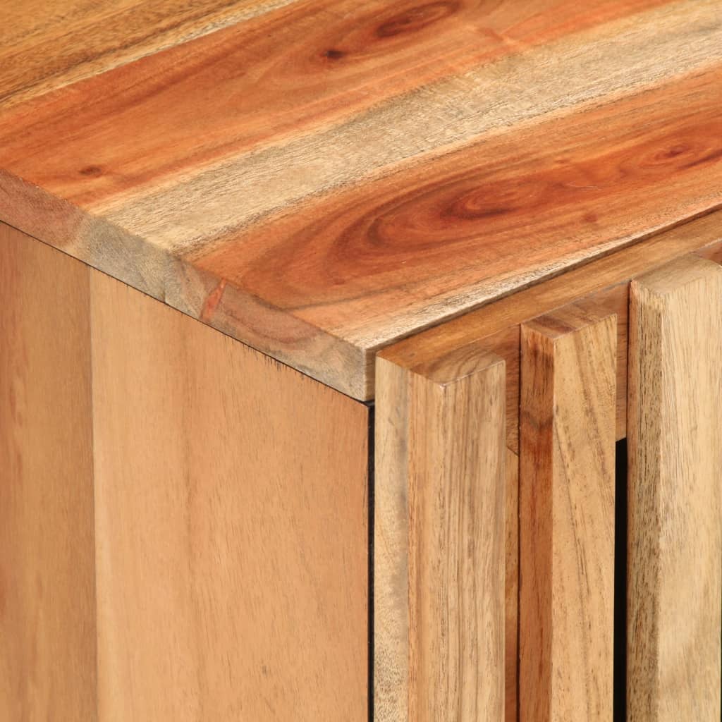 Tables de chevet 2 pcs 40x34x46 cm bois d'acacia massif - XIOS