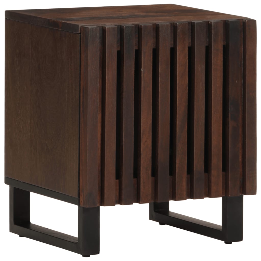 Tables de chevet 2 pcs 40x34x46 cm bois de manguier massif - XIOS
