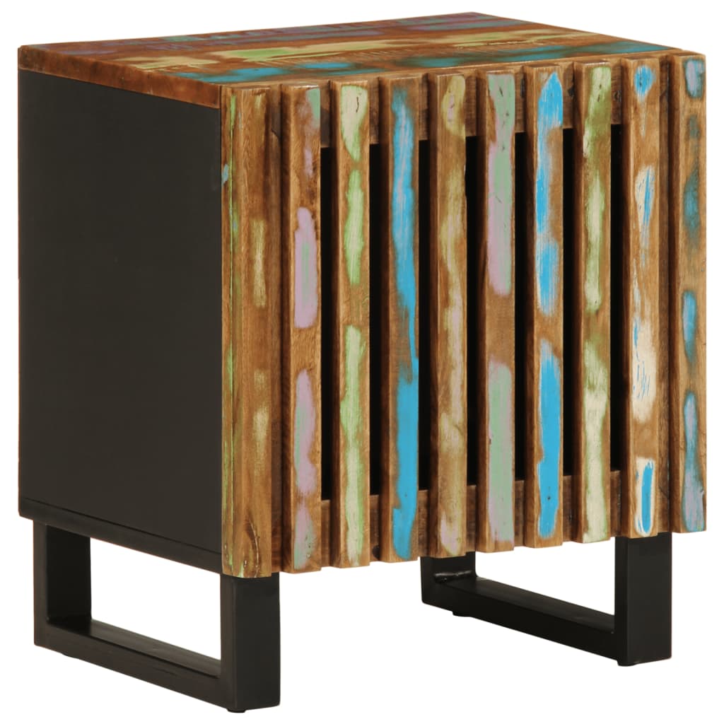 Table de chevet 40x34x46 cm bois massif de récupération - XIOS