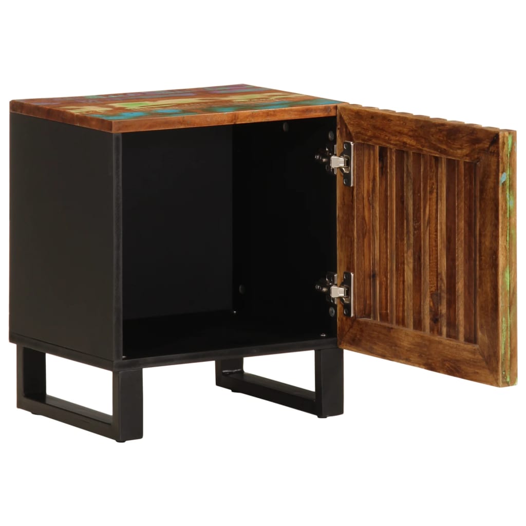 Table de chevet 40x34x46 cm bois massif de récupération - XIOS