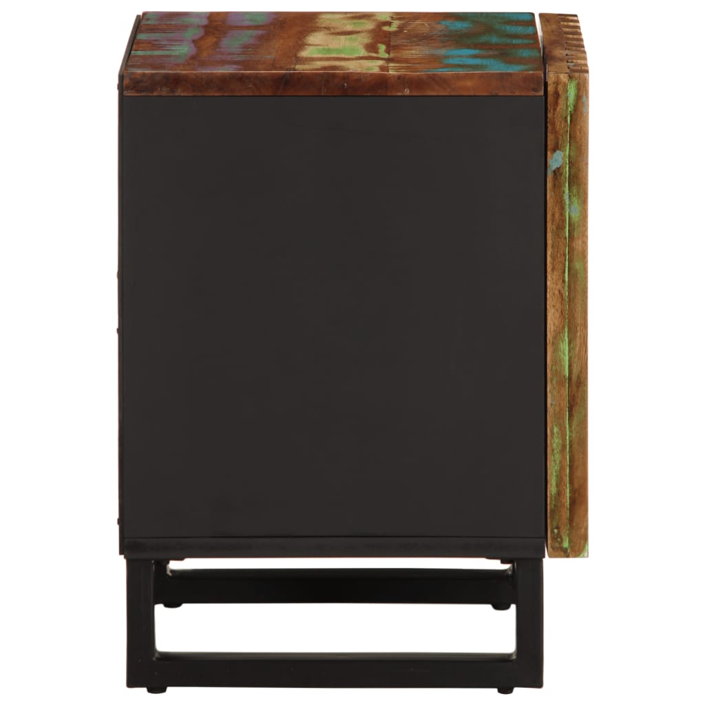 Table de chevet 40x34x46 cm bois massif de récupération - XIOS