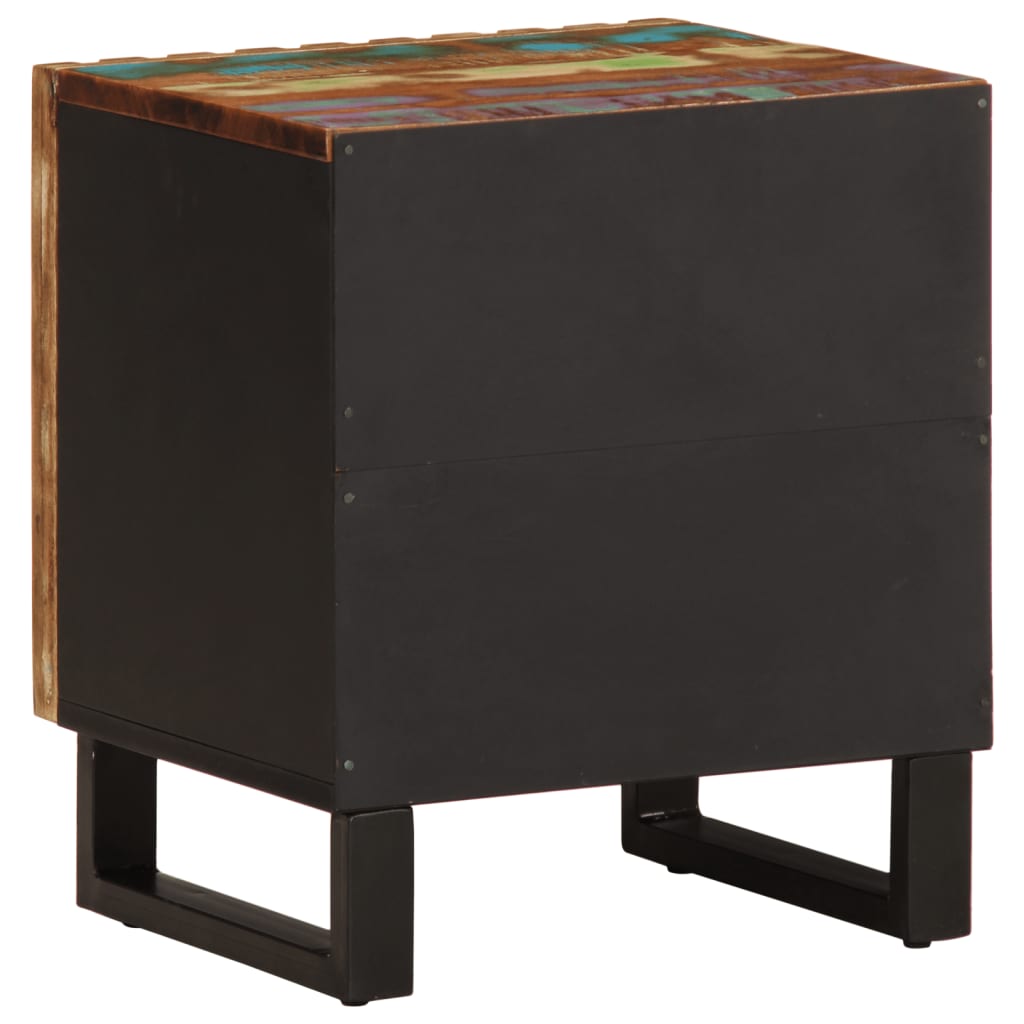 Table de chevet 40x34x46 cm bois massif de récupération - XIOS
