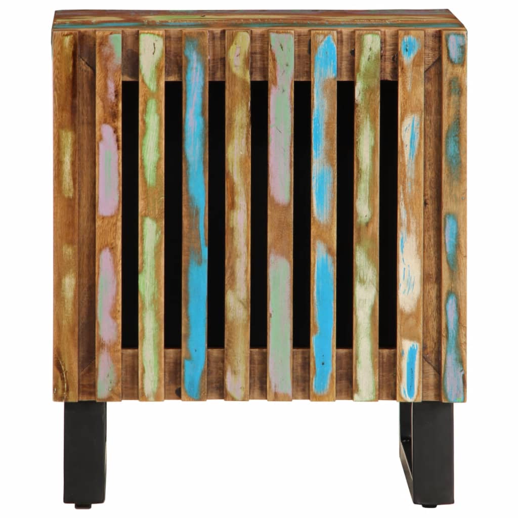 Tables de chevet 2 pcs 40x34x46 cm bois massif de récupération - XIOS