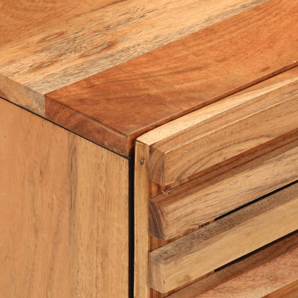 Tables de chevet 2 pcs 40x34x46 cm bois d'acacia massif - XIOS