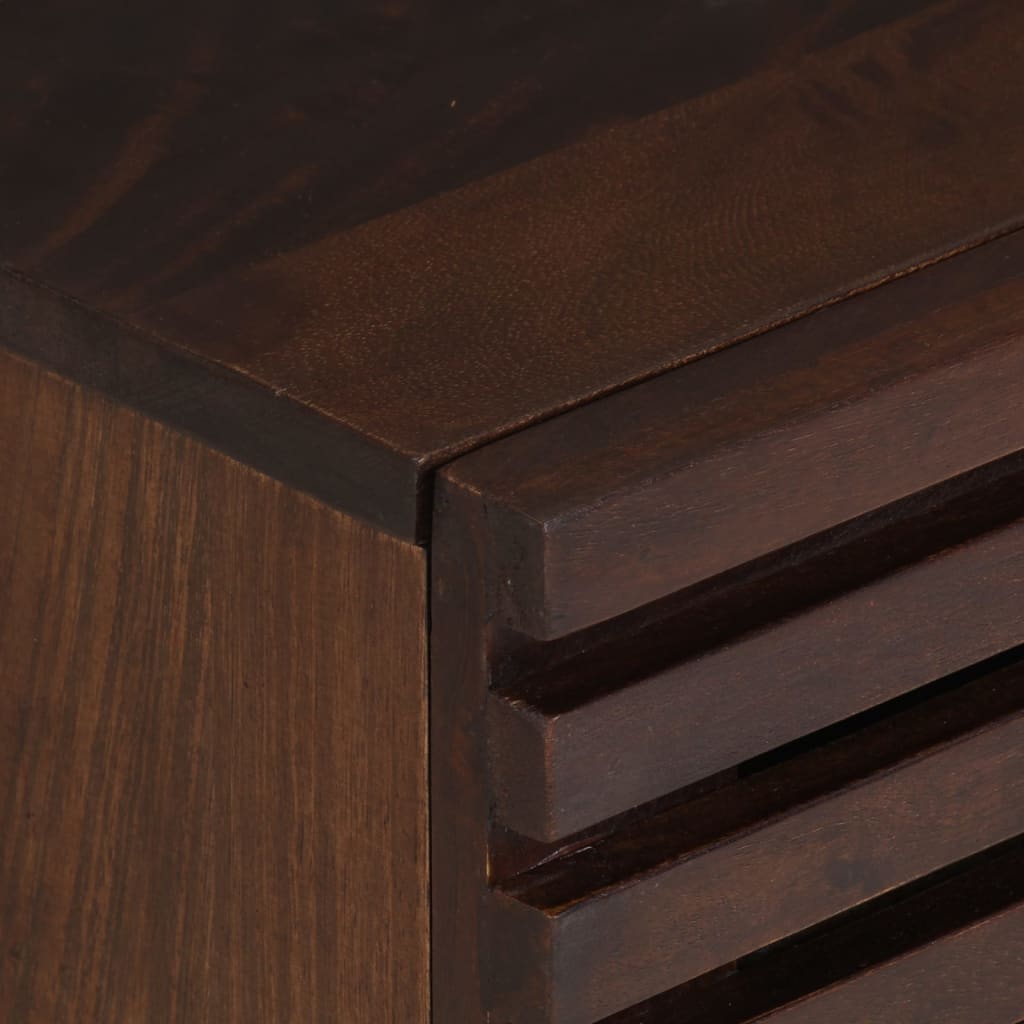 Table de chevet 40x34x46 cm bois de manguier massif - XIOS