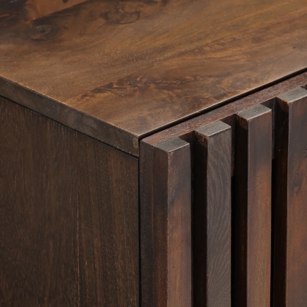 Meuble TV marron 105x34x46 cm bois massif manguier - XIOS