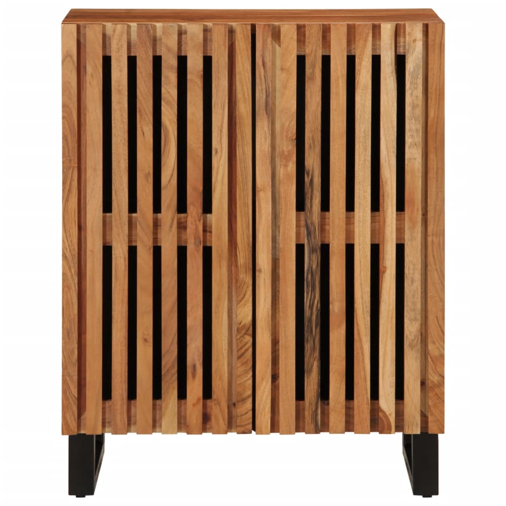 Buffet 60x34x75 cm bois d'acacia massif - XIOS