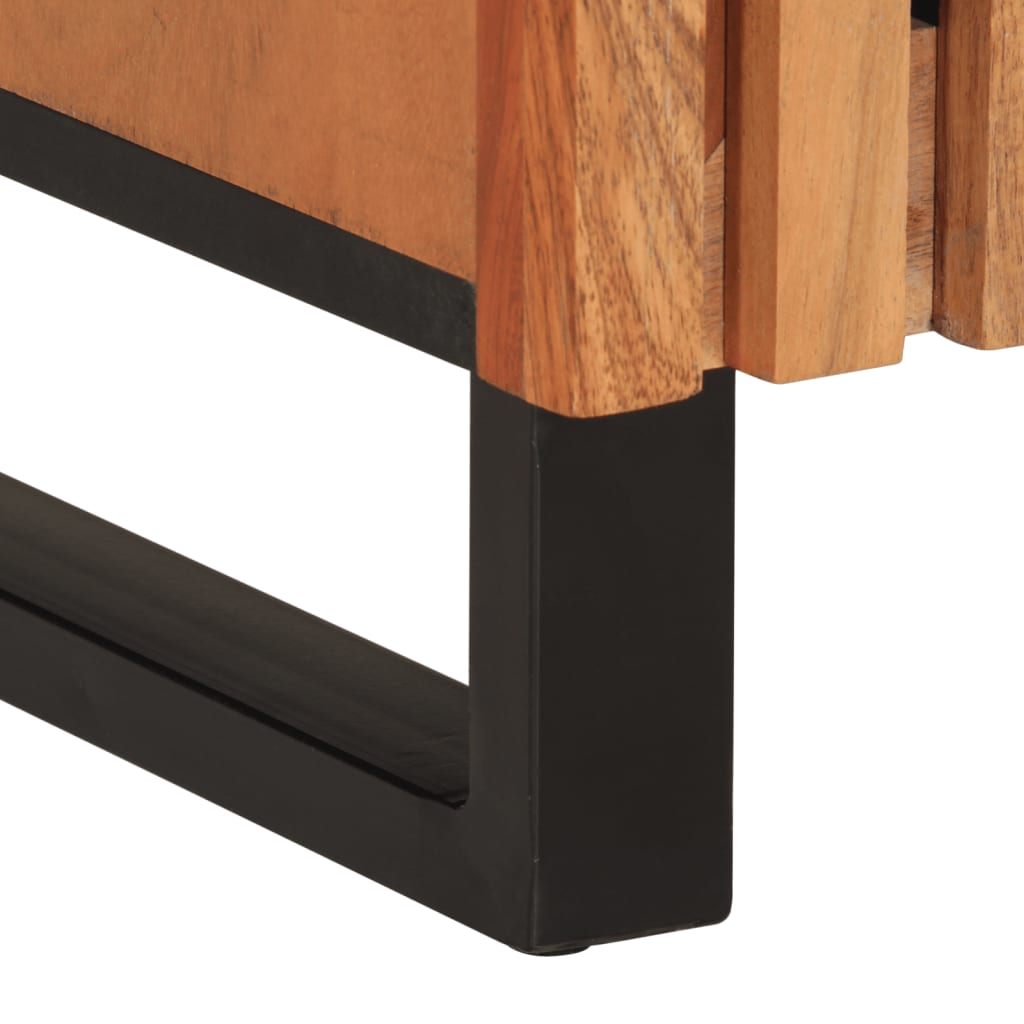 Buffet 60x34x75 cm bois d'acacia massif - XIOS