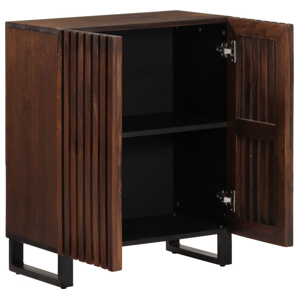 Buffet marron 60x34x75 cm bois massif de manguier - XIOS